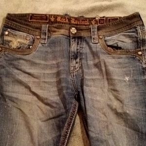 Mens Rock Revival jeans